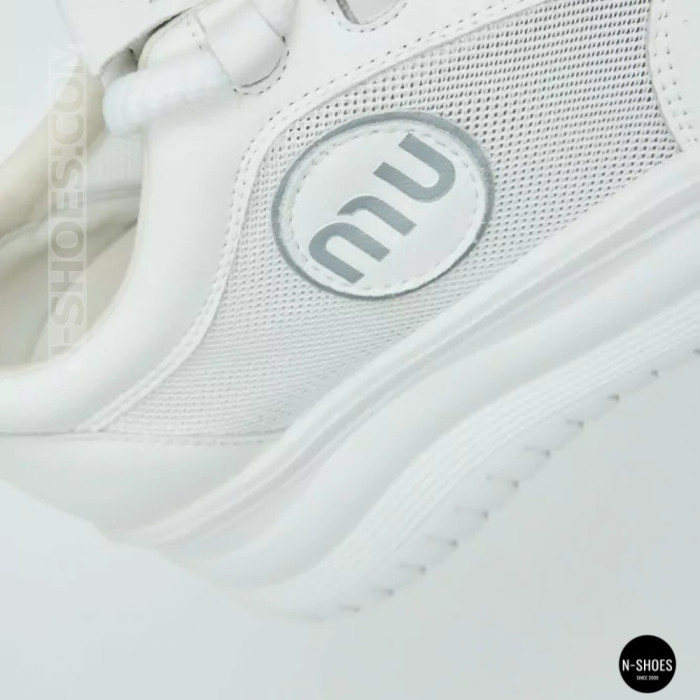 Allsy 207391 f6808-5 White-Grey Platform Sneakers