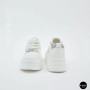 Шкіряні жіночі кеди Allsy 207391 f6808-5 white-grey 6146 у стилі Miu Miu
