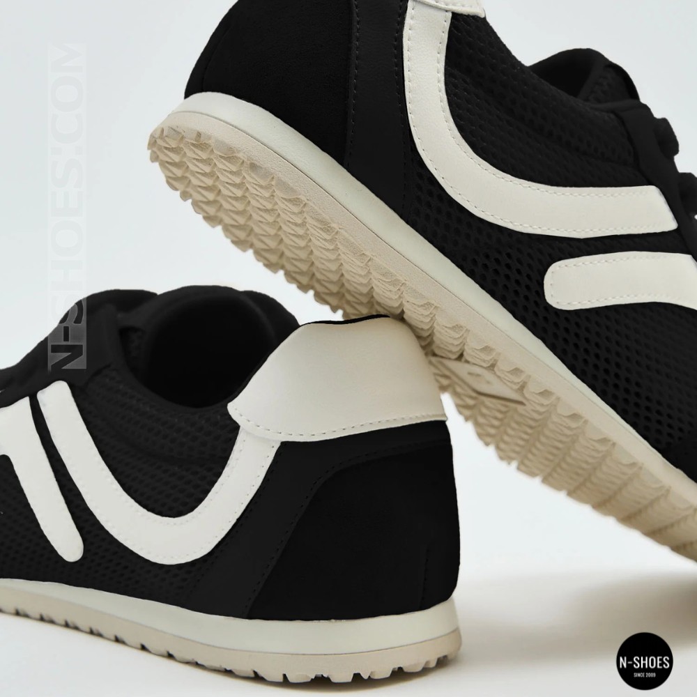 Шкіряні кеди Allsy 207415 899-1 Lonza Miuccia Black 6147 з перфорацією