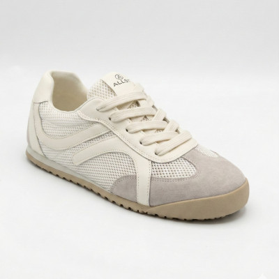 Женские белые кеды Allsy 207424 205357 206385 205352 lonza 899-1 white 6148 с перфорацией в стиле German Army Trainers