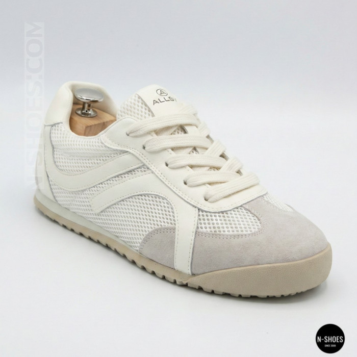 Белые кеды Allsy 207424 205357 206385 205352 lonza 899-1 white 6148 с перфорацией в стиле GAT