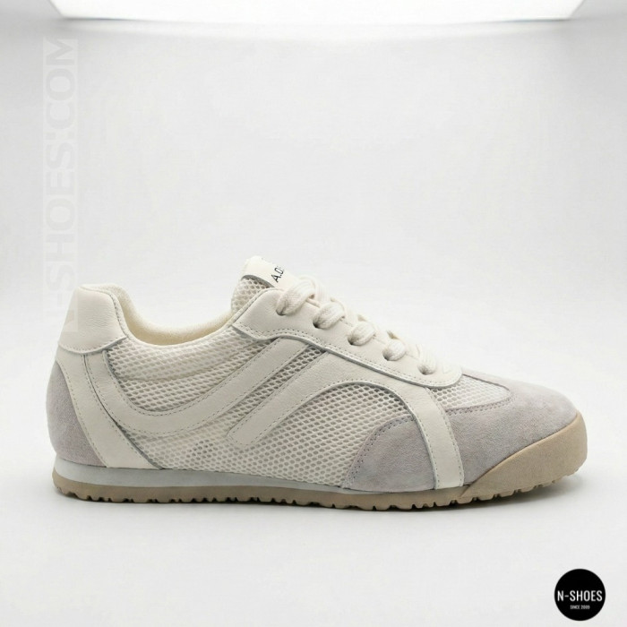Белые кеды Allsy 207424 205357 206385 205352 lonza 899-1 white 6148 с перфорацией в стиле GAT