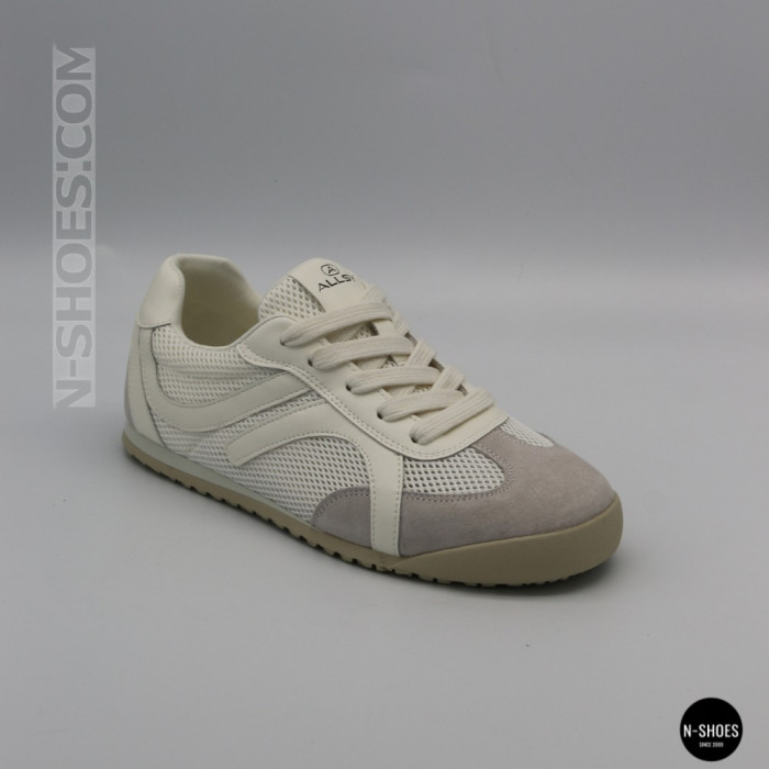 Белые кеды Allsy 207424 205357 206385 205352 lonza 899-1 white 6148 с перфорацией в стиле GAT