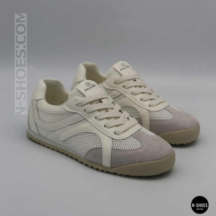 Белые кеды Allsy 207424 205357 206385 205352 lonza 899-1 white 6148 с перфорацией в стиле GAT