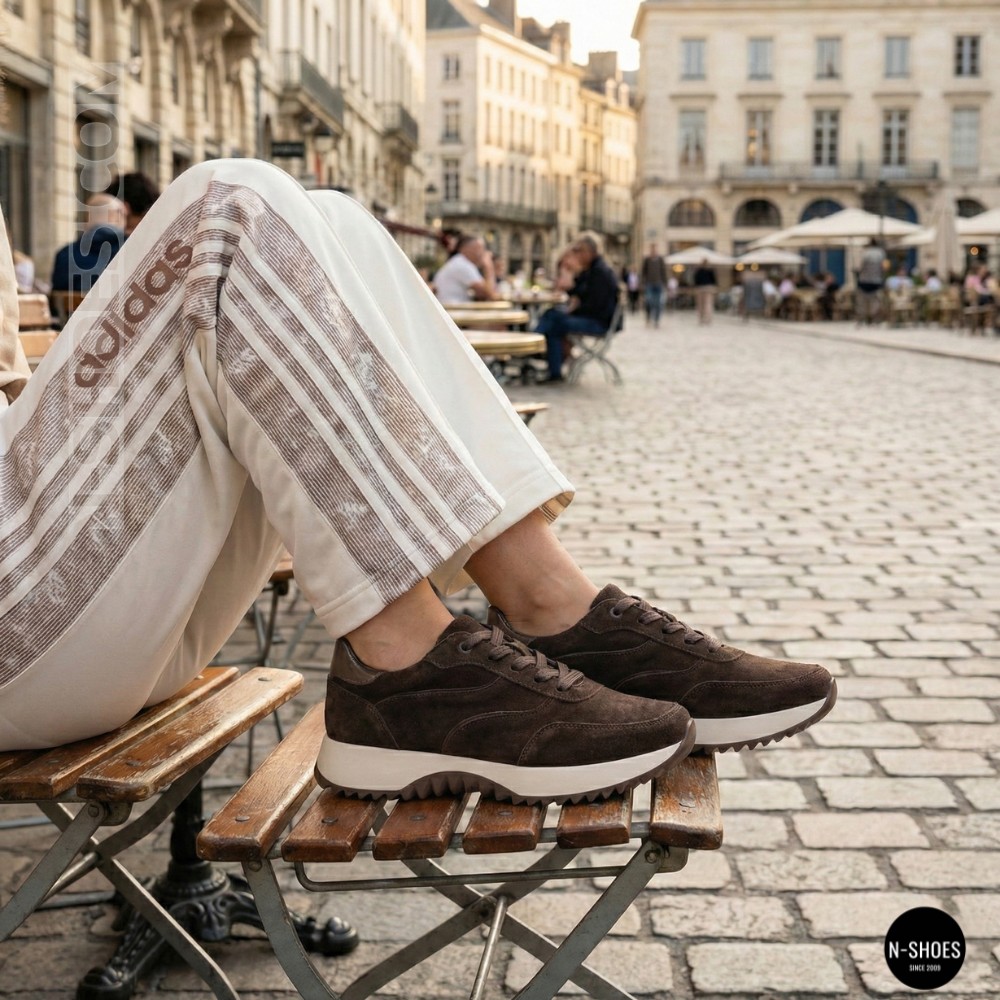 Шоколадні кросівки Romax Comfort 1361-10v 6149