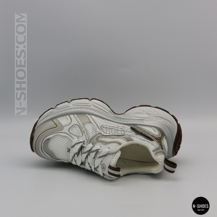Allsy 206907 Lonza 212978 yr16-1 white-brown 6150 Fashion Sneakers for Women