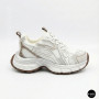 Модні кросівки Allsy Lonza 206907 yr16-1 white-brown 6150 в стилі Asics GEL-NYC