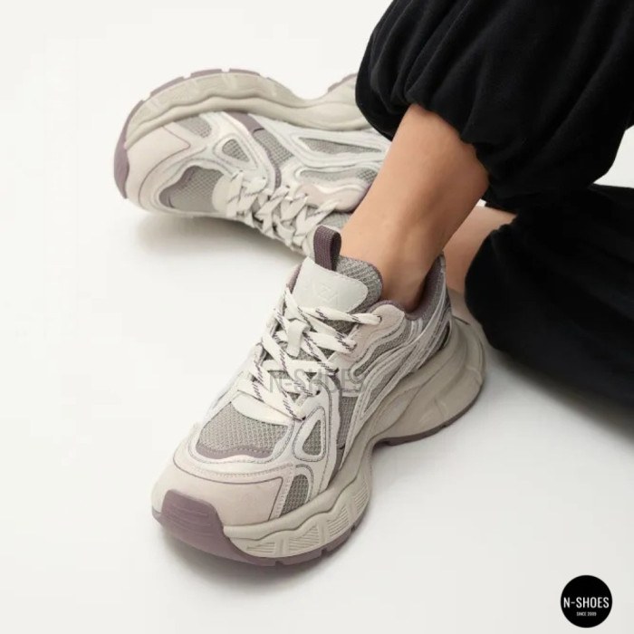 Allsy 206907 Lonza 212978 yr16-1 white-brown 6150 Fashion Sneakers for Women