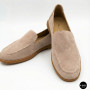 Жіночі замшеві лофери Allsy Lonza 210945 v1197-g20-9 beige 6151 у стилі Canal Loafer від бренду The Row