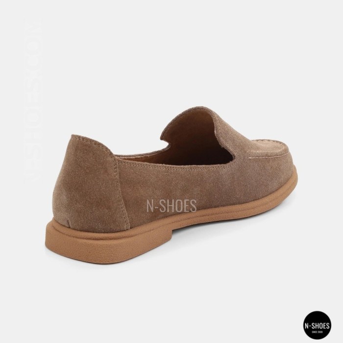 Жіночі замшеві лофери Allsy Lonza 210945 v1197-g20-9 beige 6151 у стилі Canal Loafer від