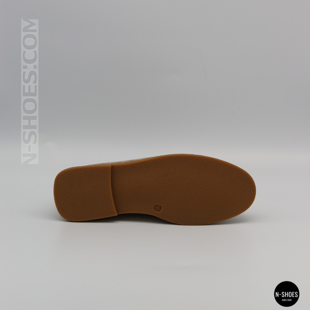 Жіночі замшеві лофери Allsy Lonza 210945 v1197-g20-9 beige 6151 у стилі Canal Loafer від бренду The Row