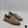 Жіночі замшеві лофери Allsy Lonza 210945 v1197-g20-9 beige 6151 у стилі Canal Loafer від бренду The Row