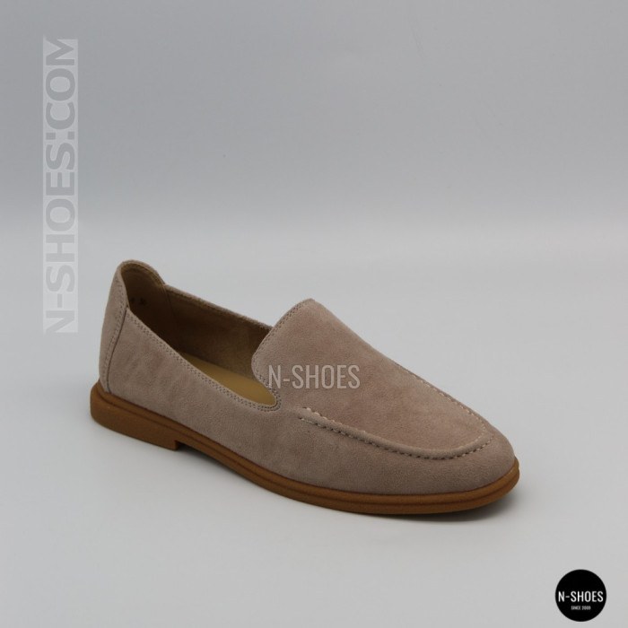 Жіночі замшеві лофери Allsy Lonza 210945 v1197-g20-9 beige 6151 у стилі Canal Loafer від