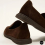 Замшеві шоколадні туфлі-лофери Allsy 210948 Lonza 212655 v1197-g20-15 brown 6152