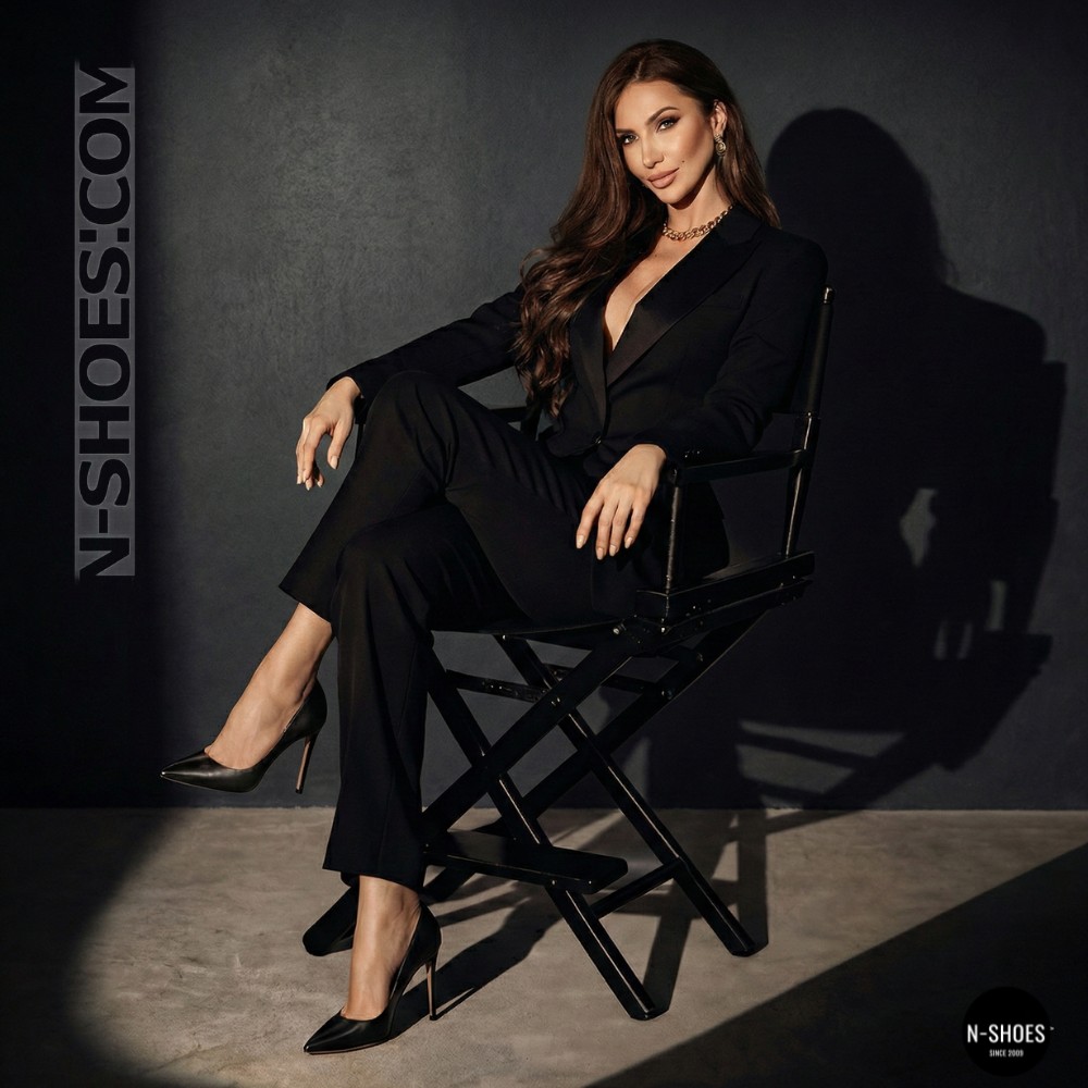 Жіночі чорні туфлі-човники на шпильці Fabio Monelli 208005 ld1289-at461-yp1503ta black 6153