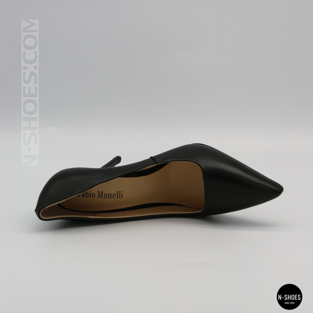 Жіночі чорні туфлі-човники на шпильці Fabio Monelli 208005 ld1289-at461-yp1503ta black 6153