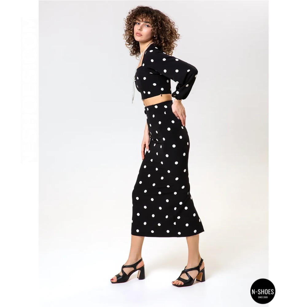 Жіночі чорні туфлі-босоніжки на підборах Fabio Monelli 207708 K781-L877-P22A Black 6154