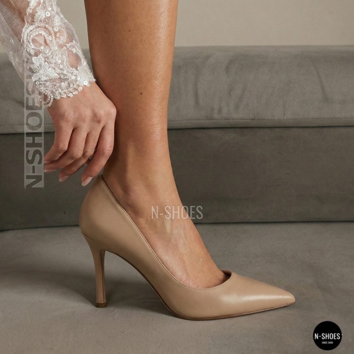 Женские бежевые туфли-лодочки на шпильке Fabio Monelli 210787 g195-01a-y849x beige 6155