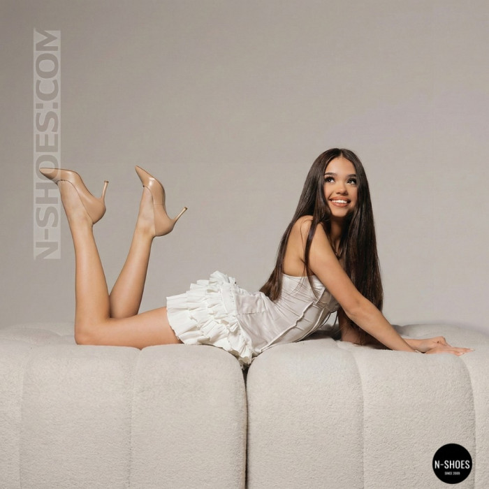 Жіночі бежеві туфлі-човники на шпильці Fabio Monelli 210787 g195-01a-y849x beige 6155
