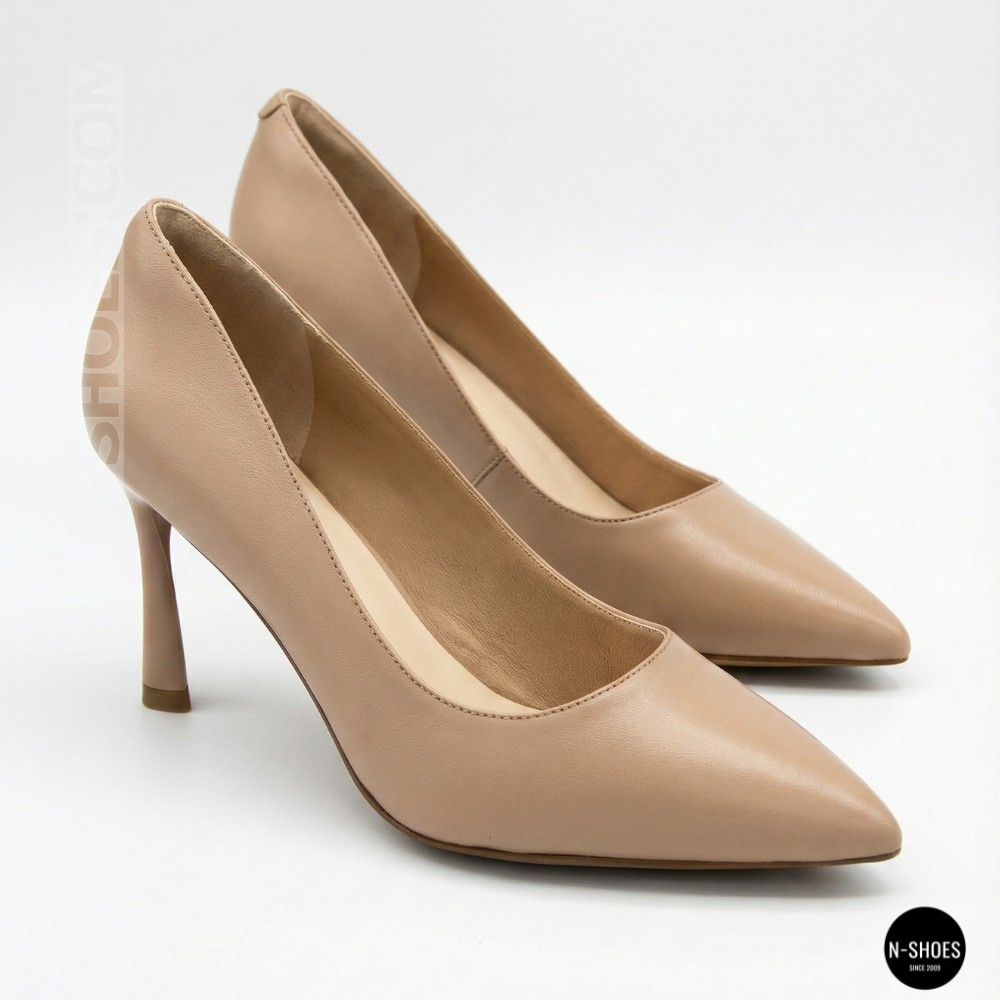 Жіночі бежеві туфлі-човники на шпильці Fabio Monelli 210787 g195-01a-y849x beige 6155