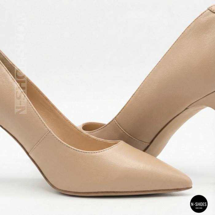 Жіночі бежеві туфлі-човники на шпильці Fabio Monelli 210787 g195-01a-y849x beige 6155
