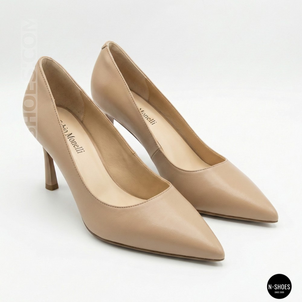 Жіночі бежеві туфлі-човники на шпильці Fabio Monelli 210787 g195-01a-y849x beige 6155