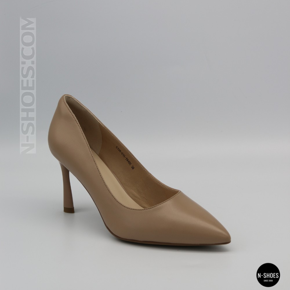 Жіночі бежеві туфлі-човники на шпильці Fabio Monelli 210787 g195-01a-y849x beige 6155