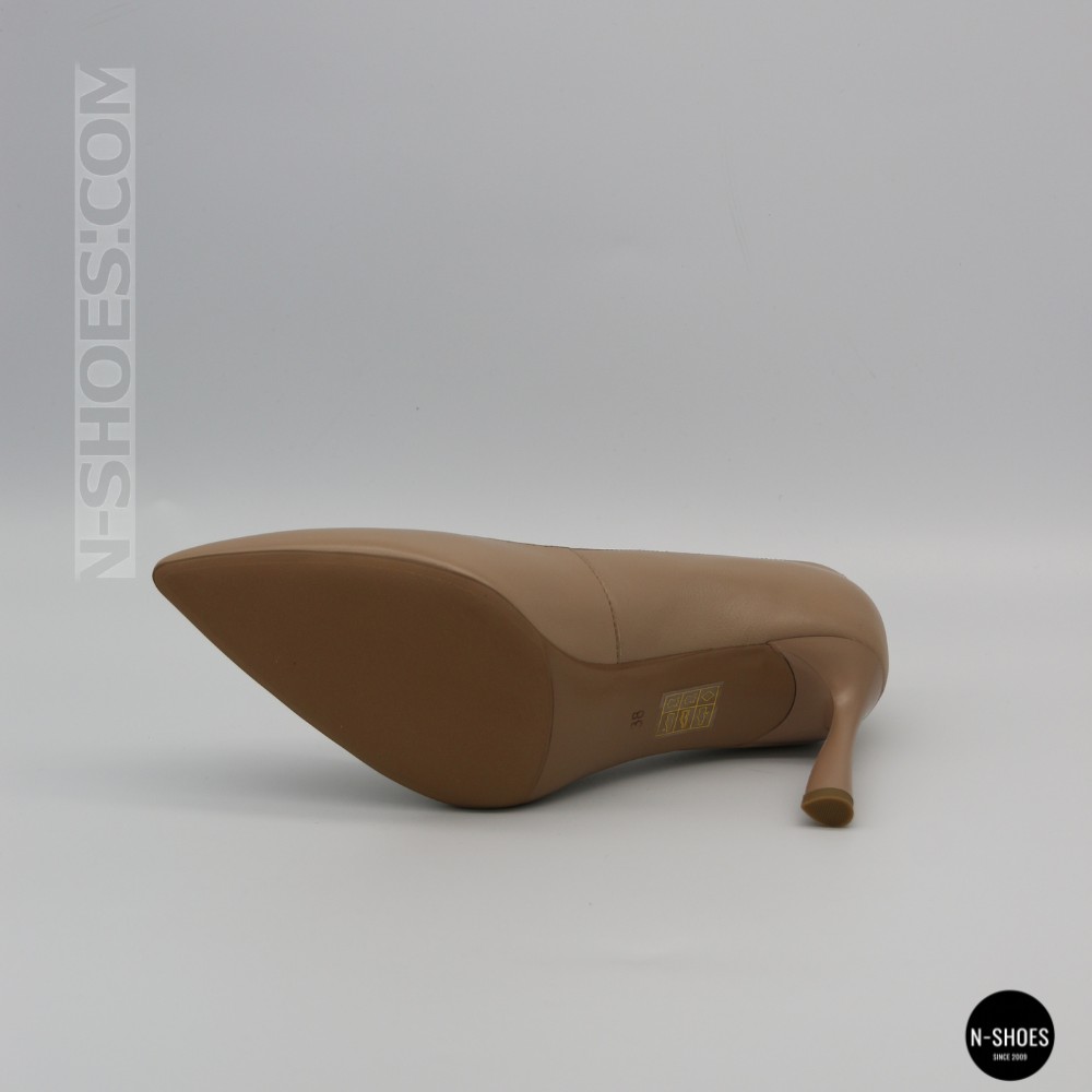 Жіночі бежеві туфлі-човники на шпильці Fabio Monelli 210787 g195-01a-y849x beige 6155