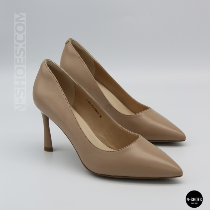 Жіночі бежеві туфлі-човники на шпильці Fabio Monelli 210787 g195-01a-y849x beige 6155