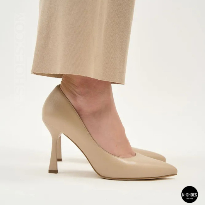 Жіночі бежеві туфлі-човники на шпильці Fabio Monelli 210787 g195-01a-y849x beige 6155
