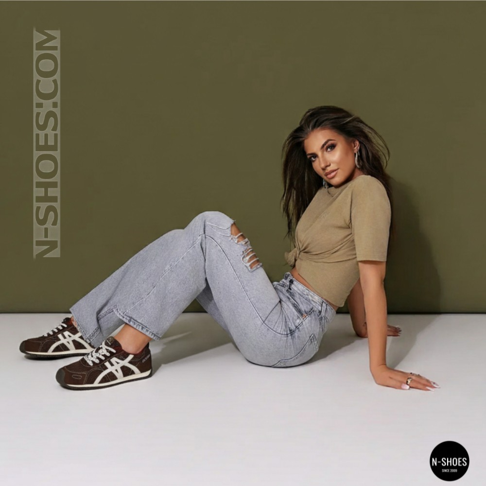 Жіночі бордові кросівки Allsy 207870 lonza 212544 1609-3 brown 6157