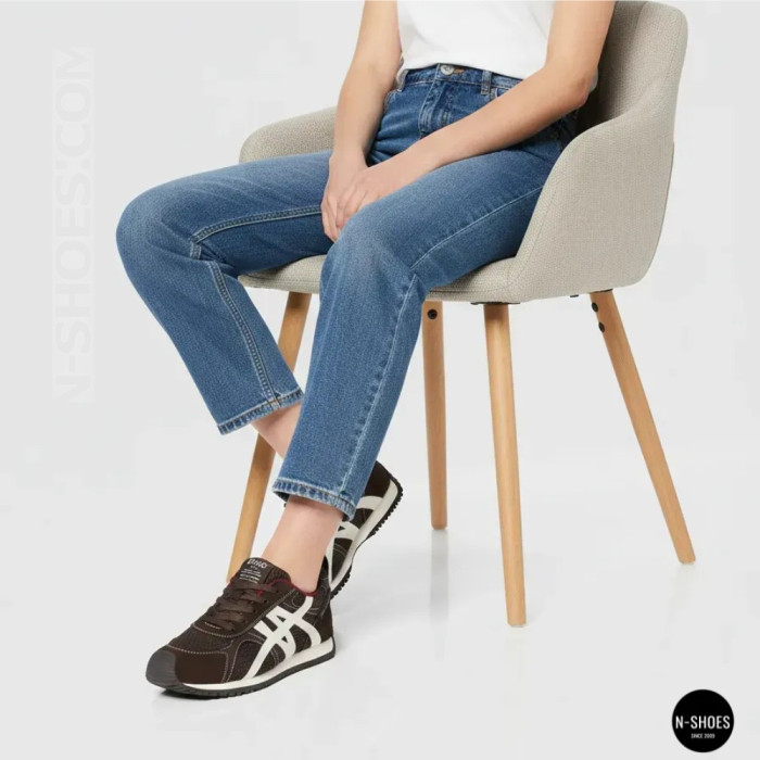 Женские бордовые кроссовки Allsy 207870 lonza 212544 1609-3 brown 6157