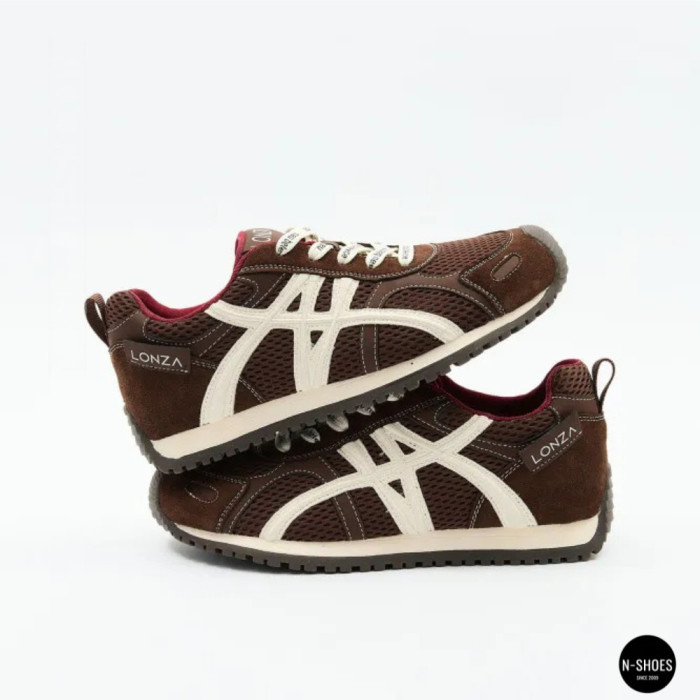 Женские бордовые кроссовки Allsy 207870 lonza 212544 1609-3 brown 6157