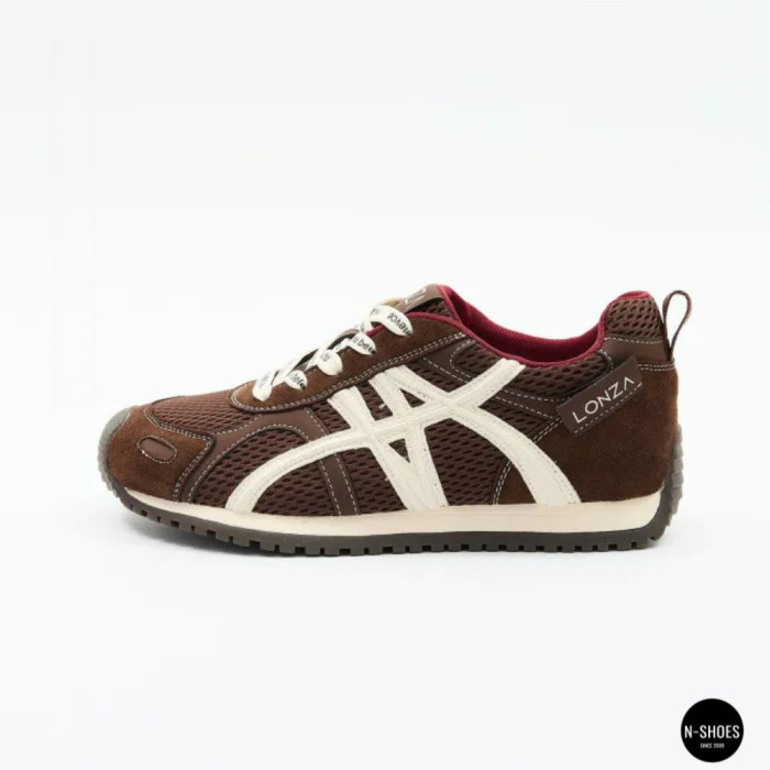 Женские бордовые кроссовки Allsy 207870 lonza 212544 1609-3 brown 6157
