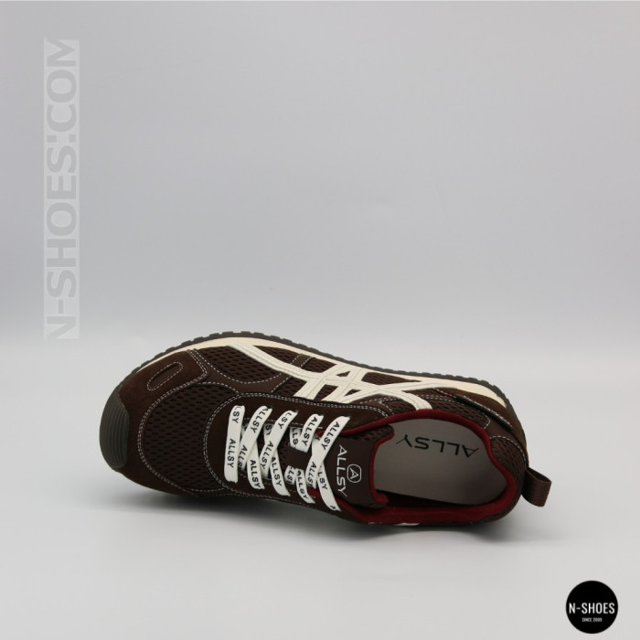 Женские бордовые кроссовки Allsy 207870 lonza 212544 1609-3 brown 6157