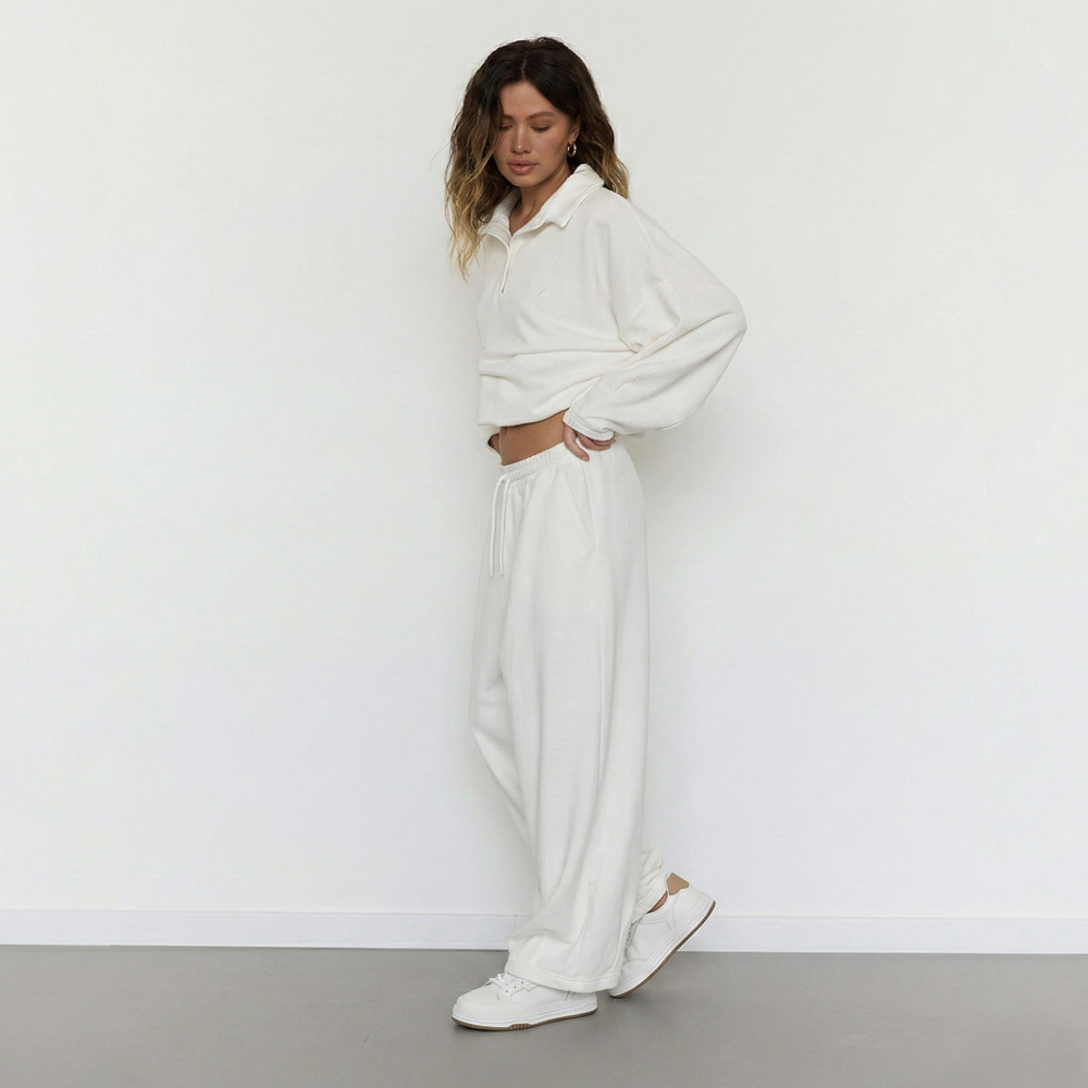 Жіночі білі шкіряні кеди на платформі Allse Lonza 206754 23276 White-Beige 6158