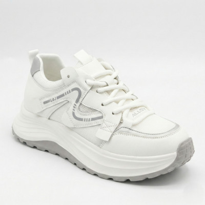 Женские белые кроссовки Allsy 206898 yr10-1 Lonza white-grey 6162 в стиле Chunky Sneakers