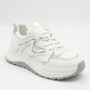 Білі жіночі кросівки Allsy Lonza 206898 yr10-1 (white-grey) 6162 у стилі Chunky Sneakers