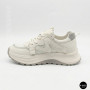 Білі жіночі кросівки Allsy Lonza 206898 yr10-1 (white-grey) 6162 у стилі Chunky Sneakers