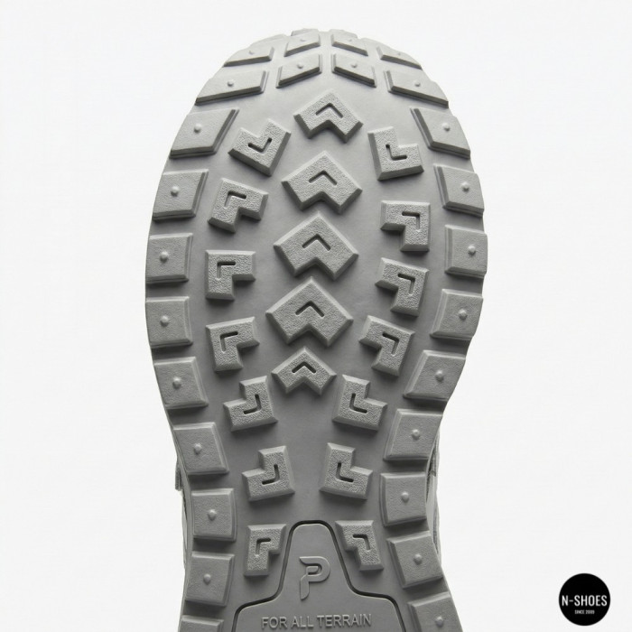 Белые женские кроссовки Allsy Lonza 206898 yr10-1 (white-grey) 6162 в стиле Chunky Sneakers