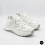 Білі жіночі кросівки Allsy Lonza 206898 yr10-1 (white-grey) 6162 у стилі Chunky Sneakers