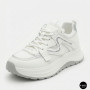 Білі жіночі кросівки Allsy Lonza 206898 yr10-1 (white-grey) 6162 у стилі Chunky Sneakers
