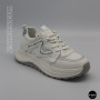 Білі жіночі кросівки Allsy Lonza 206898 yr10-1 (white-grey) 6162 у стилі Chunky Sneakers
