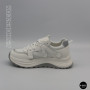 Білі жіночі кросівки Allsy Lonza 206898 yr10-1 (white-grey) 6162 у стилі Chunky Sneakers