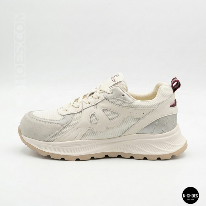 Женские бежевые кроссовки Allsy 207032 yr18-3 Lonza 207028 beige 6163 в стиле Axel Arigato