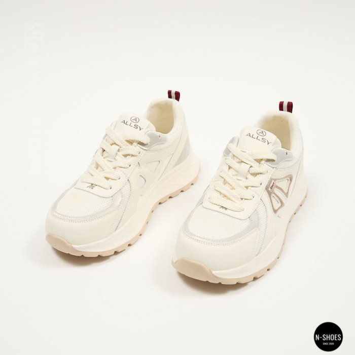 Женские бежевые кроссовки Allsy 207032 yr18-3 Lonza 207028 beige 6163 в стиле Axel Arigato