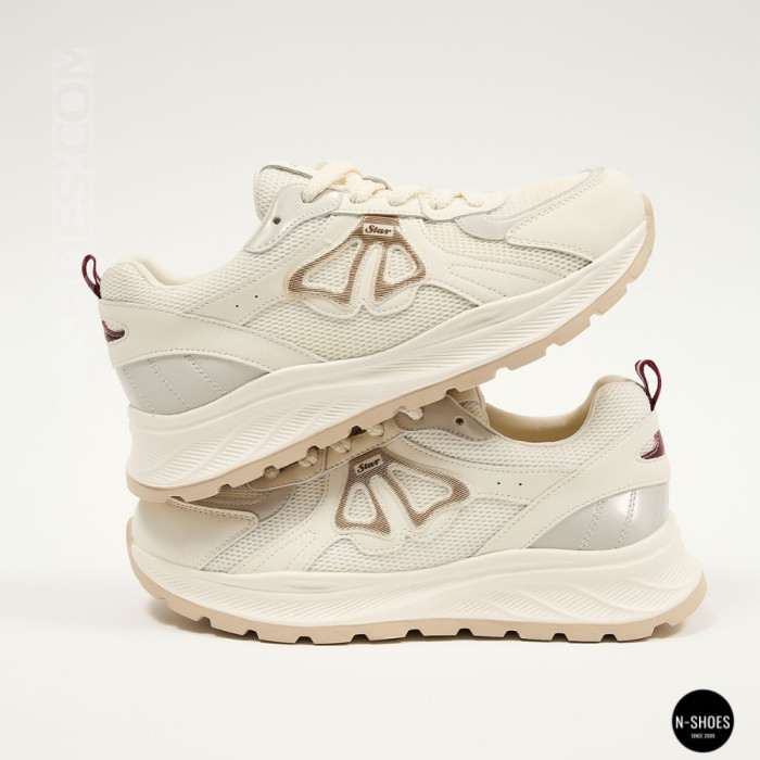 Женские бежевые кроссовки Allsy 207032 yr18-3 Lonza 207028 beige 6163 в стиле Axel Arigato