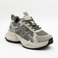 Женские серые кроссовки Allsy Lonza 208433 tt-105 grey 6164 в стиле Asics GEL-Kayano 14