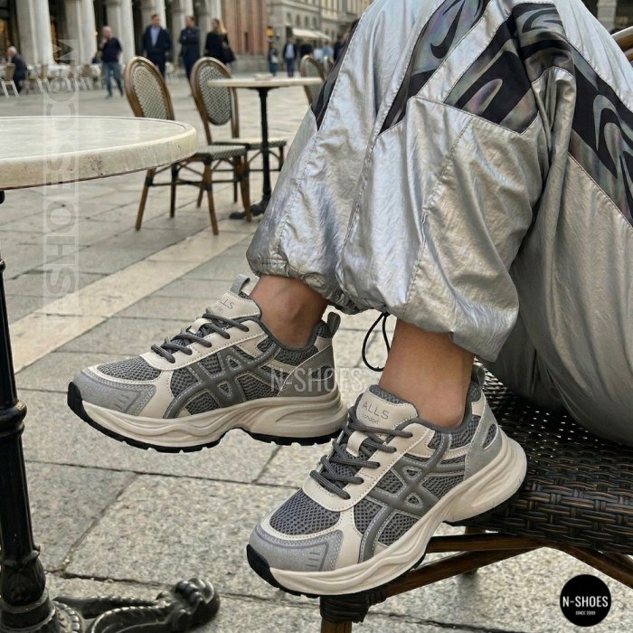 Allsy Lonza 208433 tt-105 Grey 6164 Sneakers (GEL-Kayano 14 Style)
