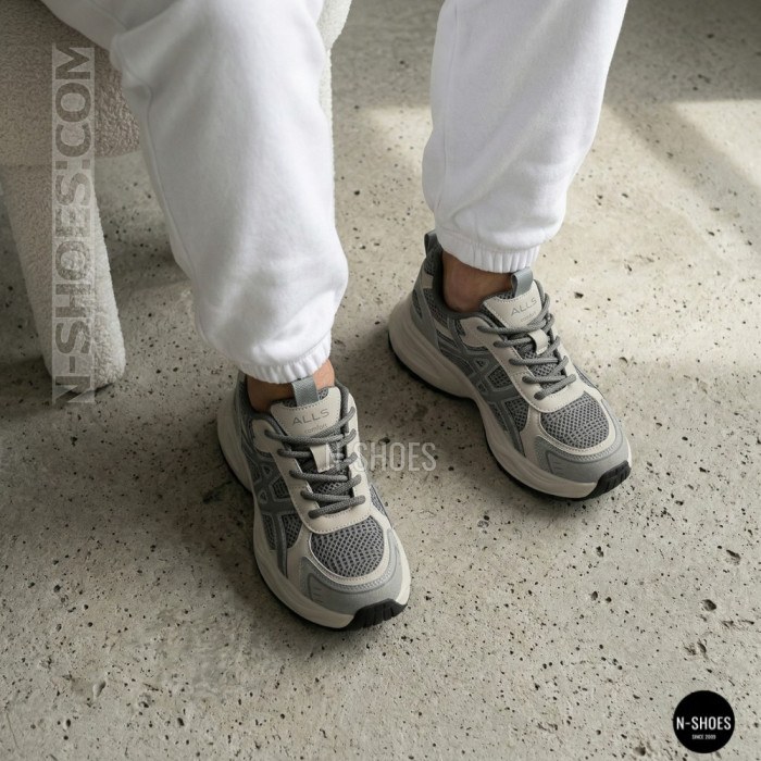 Allsy Lonza 208433 tt-105 Grey 6164 Sneakers (GEL-Kayano 14 Style)
